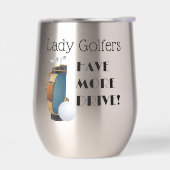 レディーゴルファーの方がドライブが多い (左面)