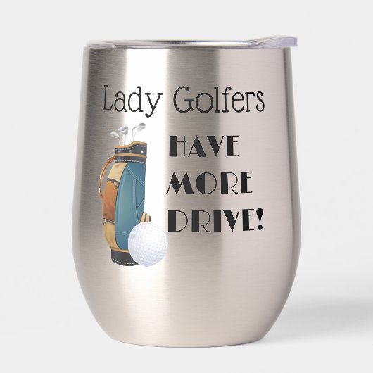 レディーゴルファーの方がドライブが多い (左面)