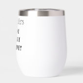 レディーゴルファーはより多くのドライブ熱ワインタンブラーを持っている (背面)