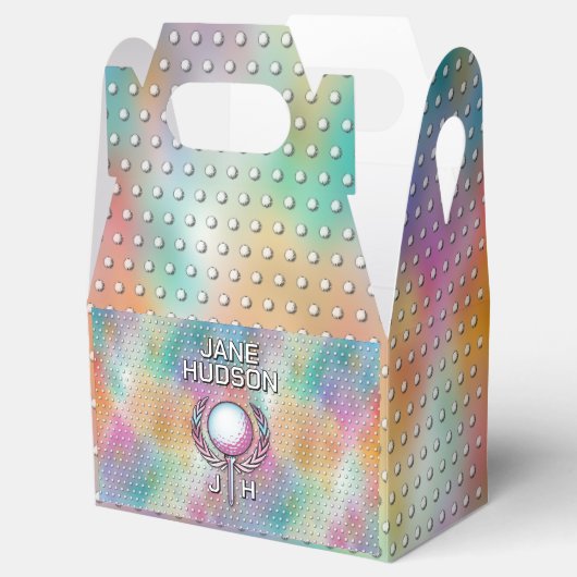 レディーゴルファーカスタムモノグラムカラーデザイン フェイバーボックス (オープン)