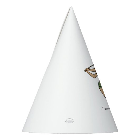 レディーゴルファーハッピーバースデー パーティーハット (左)