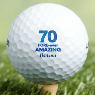 レディーゴルファー贈り物70 - 70th FORE-ever Amazing ゴルフボール