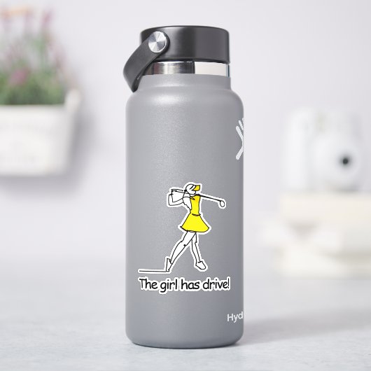 レディーゴルファー シール (HydroFlask)