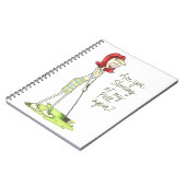 レディーゴルファー ノートブック (左側)