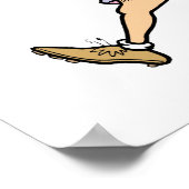 レディーゴルファーTシャツとギフト ポスター (角)