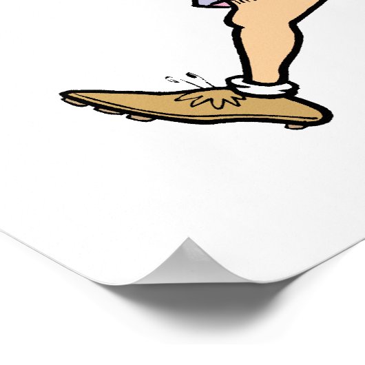 レディーゴルファーTシャツとギフト ポスター (角)