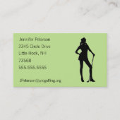 レディーゴルフグリーン 名刺 (正面)