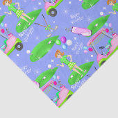 レディーゴルフテーマのハッピーバースデー 薄葉紙 (詳細)