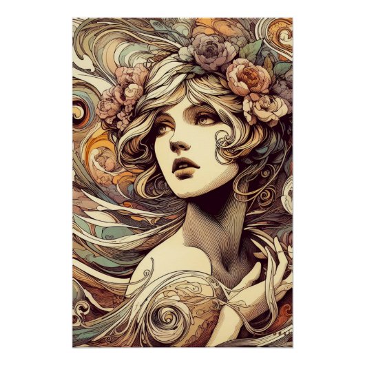 レディーサマーポスター ポスター (正面)