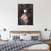 レディーサルキトップハット キャンバスプリント (インサイチュ (寝室))