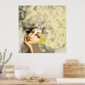 レディーシャンパンアートポスター ポスター (キッチン)