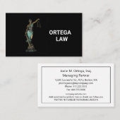 レディージャスティスオンブラック2020 名刺 (正面/裏面)