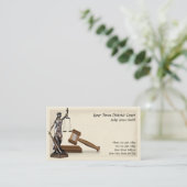 レディージャスティス弁護士弁護士名刺 名刺 (スタンド正面)