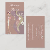 レディージュエリーショッピングデザイン2名刺 名刺 (正面/裏面)