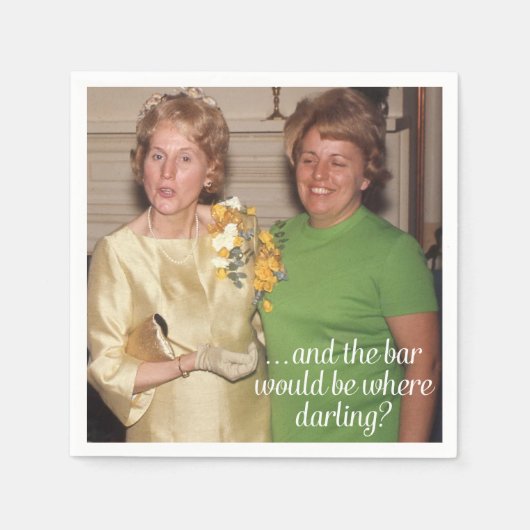 レディースおもしろいカクテルナプキンス スタンダードカクテルナプキン (正面)