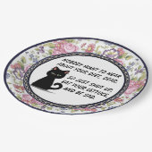 レディースおもしろいランチョンティーパーティーカスタム ペーパープレート (アングル)