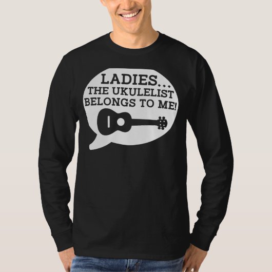 レディースとスマイルを絞め上げる私ウクレリス Tシャツ (正面)