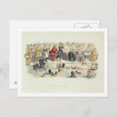 レディースのための水泳， 1844年（リトロ） ポストカード (正面/裏面)