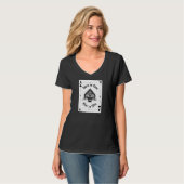 レディースのAce of Spades Tシャツ (正面フル)