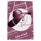 レディースアットランチ – エレガントイベント抱き枕 ミディアムペーパーバッグ (正面)