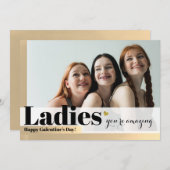 レディースアメージング金ゴールドガレンティネの日 シーズンカード (正面/裏面)