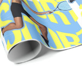 レディースウィメンズテニススポーツフィットネス ラッピングペーパー (ロールコーナー)