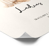 レディースウェディングレセプションベリーレストルームサイネージ ポスター (角)