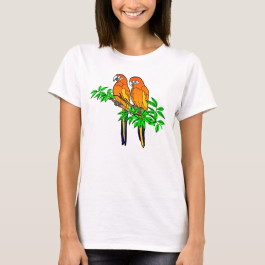 レディースオウムのTシャツ Tシャツ (正面)