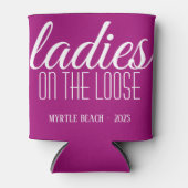 レディースオンザルーズパーソナライズされた 缶クーラー (正面)