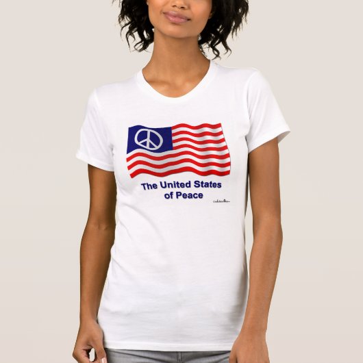 レディースカジュアルなスコップ Tシャツ (正面)