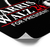 レディースキャットハリス・ホイマー24大統領選挙 ポスター (角)