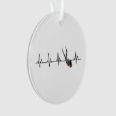 レディースキューバダイビングハートビート オーナメント (正面)