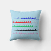 レディースクルーのレース漕ぎ – 最大5ボート クッション (裏面)