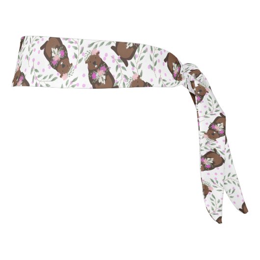 レディースグラウンドホグデイヘッドバンド タイヘッドバンド (回転90)