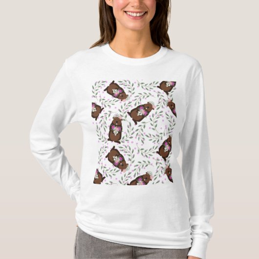 レディースグラウンドホッグデイTシャツ Tシャツ (正面)