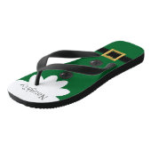 レディースグリーンいけなクリスマス小妖精や小人スーツフェスティバル ビーチサンダル (アングル)