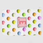 レディースゴモノグラムのルフギフト ゴルフタオル (横)