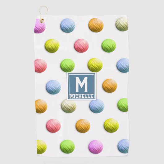 レディースゴモノグラムのルフトゴルフタオル ゴルフタオル (正面)