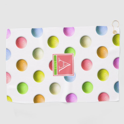 レディースゴモノグラムのルフトゴルフタオル ゴルフタオル (横)