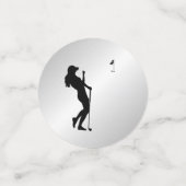 レディースゴルファー コンフェッティ (スモール正面)