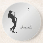 レディースゴルファー（パーソナル）  コースター (正面)