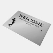 レディースゴルファー（パーソナル） ドアマット (アングル)