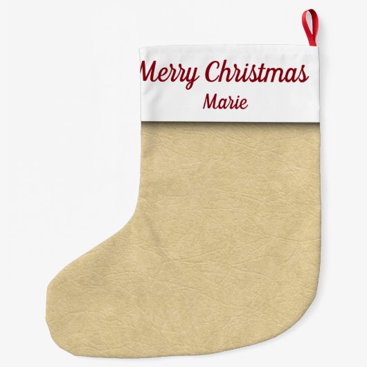 レディースゴルファー ラージクリスマスストッキング (裏面)