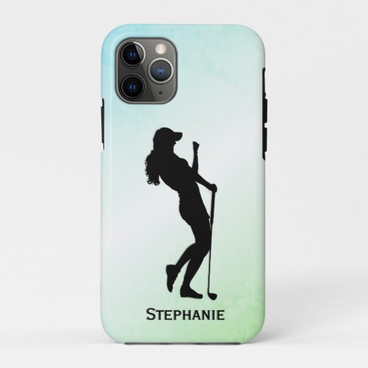 レディースゴルフグリーン Case-Mate iPhoneケース (裏面)