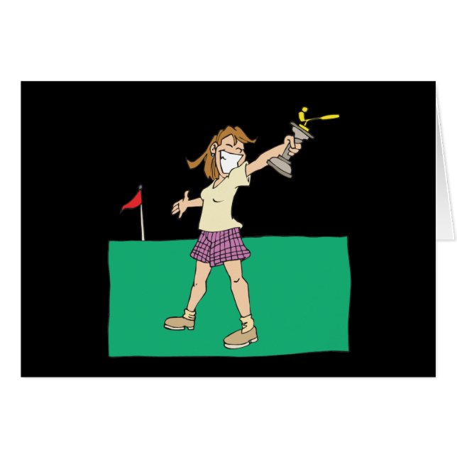 レディースゴルフトロフィ (正面横)