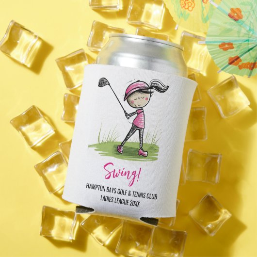 レディースゴルフリーグカスタマイズクーラーボックス 缶クーラー (インサイチュ 夏)