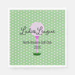 レディースゴルフリーグゴルフパーティー スタンダードランチョンナプキン