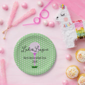 レディースゴルフリーグゴルフパーティー ペーパープレート (パーティー)