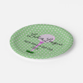 レディースゴルフリーグゴルフパーティー ペーパープレート (アングル)