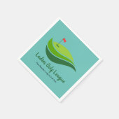 レディースゴルフリーグパーティーナプキン スタンダードカクテルナプキン (角)